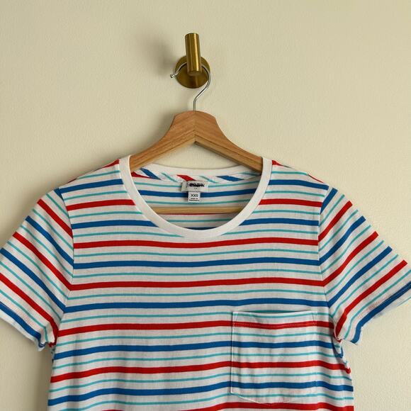 J. Crew Striped Short Sleeve T-Shirt Dress XXS NWT - Picture 4 of 9